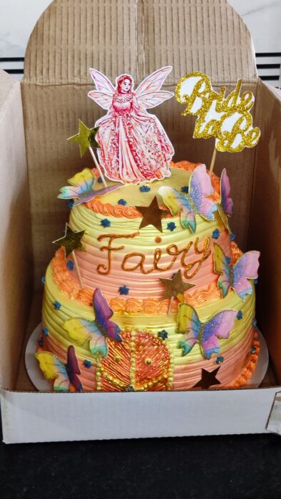 Fairy theme cake
