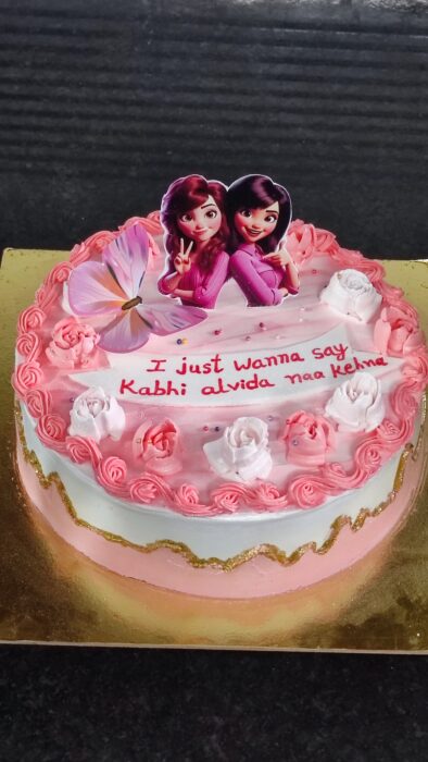 Friendship theme cake