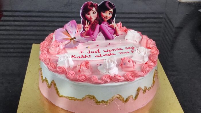 Friendship theme cake