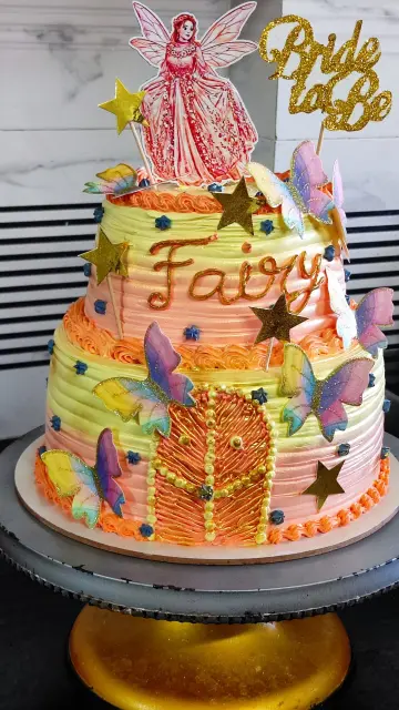 Fairy theme cake